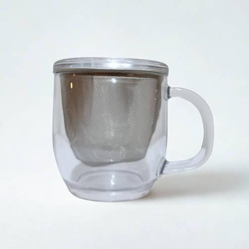 Xicara de Borrosilicato com Infusor