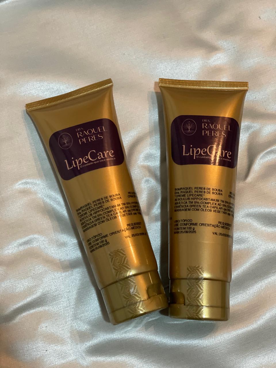 LipeCare - Creme de Massagem com Ativos Naturais e Óleos Vegetais