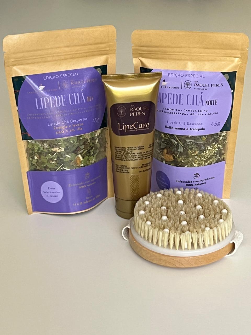 LipeCare + Escova + LipedeChá Dia e Noite