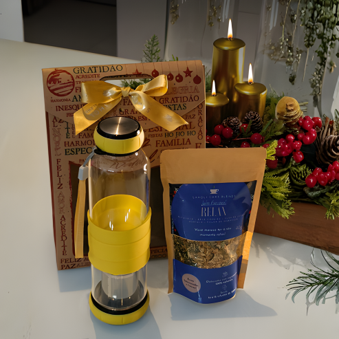 Kit 2 Chás + Garrafa Infusora